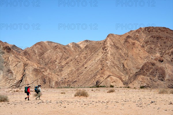 Hiking in the Fish River Canyon