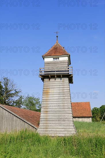 Brine storage tower of the Gottesgabe Saline