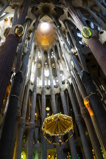 Interior of the Sagrada Família