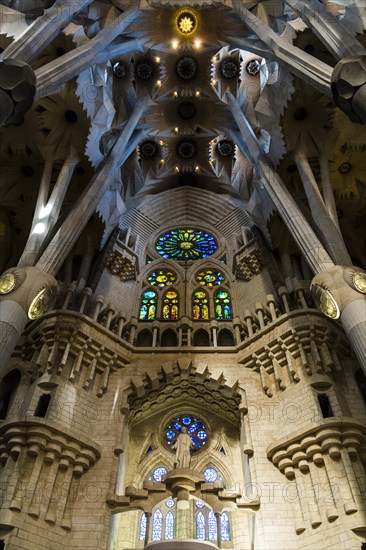 Interior of the Sagrada Família