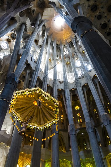 Interior of the Sagrada Família