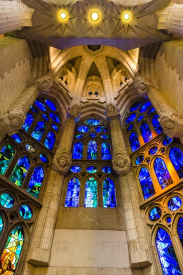 Interior of the Sagrada Família