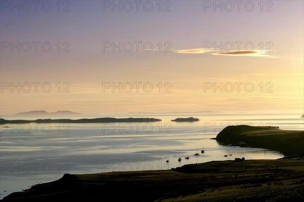 Loch Dunvegan seen from the Waternish Peninsula