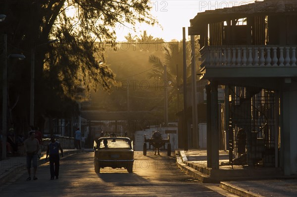 Evening mood in the coastal town of Gibara