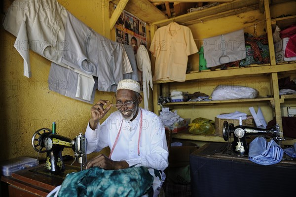 Tailor at the market of Ngaoundéré