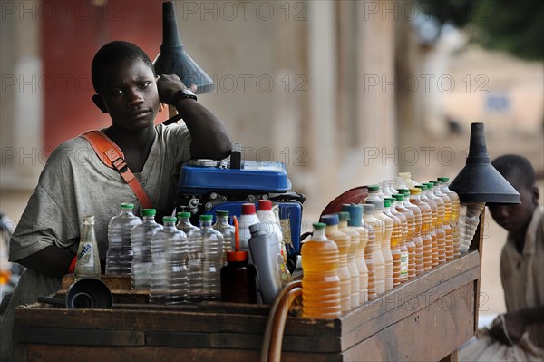 Seller of motorcycle petrol