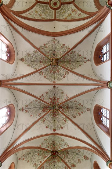 Vaulted ceiling of the parish church of Sankt Goar