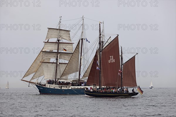 Cutter Astarte Bremerhaven from Finkenwerder at the Hanse Sail 2013