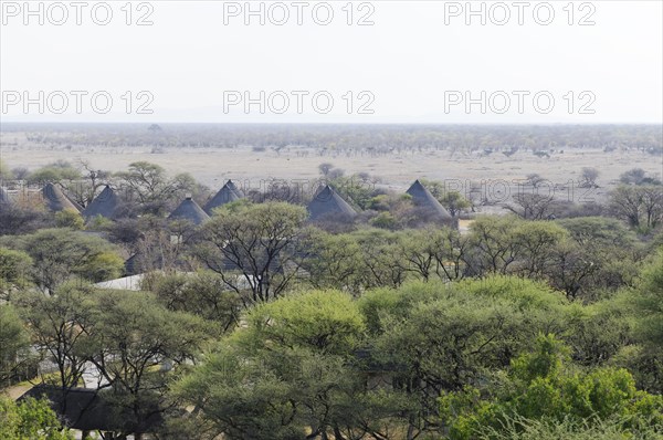 Huts in Okaukuejo Rest Camp