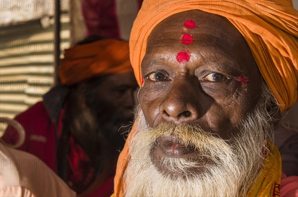 Portrait of a Shiva sadhu