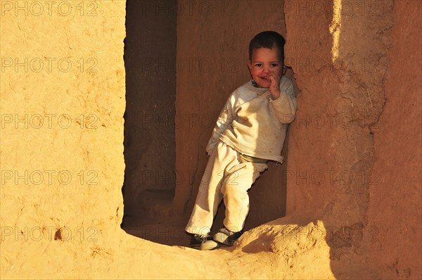 Little boy at the Oulad Othmane Kasbah