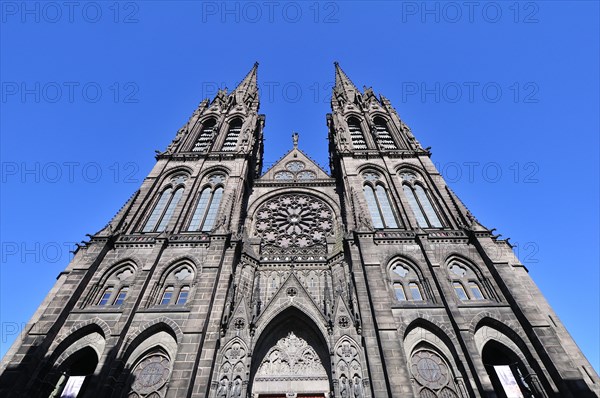 The black Clermont-Ferrand Cathedral or Cathedral of Notre-Dame-de-l'Assomption