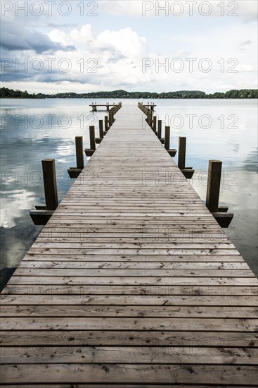 Jetty at Woerthsee Lake