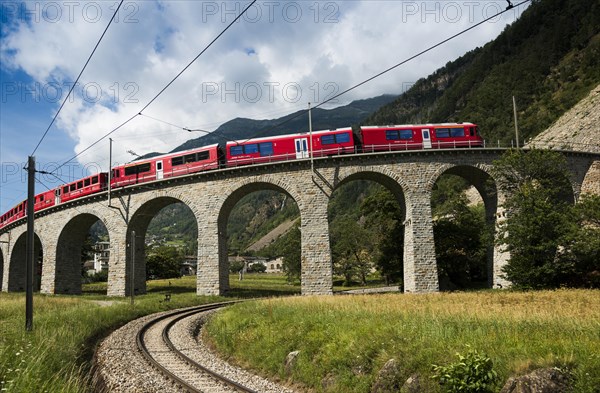 Circular viaduct of Brusio