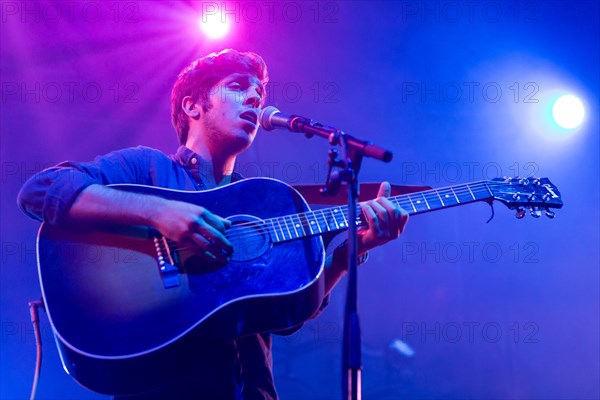 The British singer-songwriter Josh Kumra performing live at the Blue Balls Festival