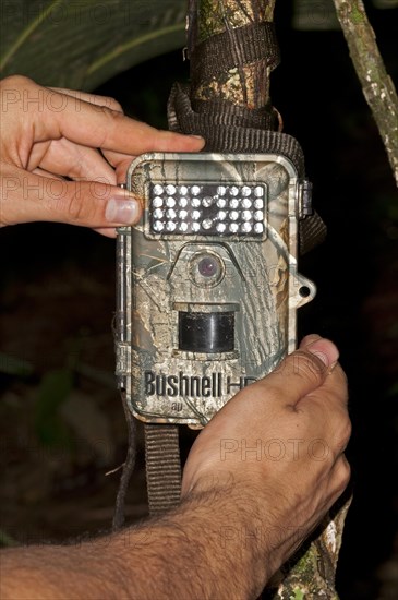 Bushnell Trophy Cam HD camera trap to record wildlife