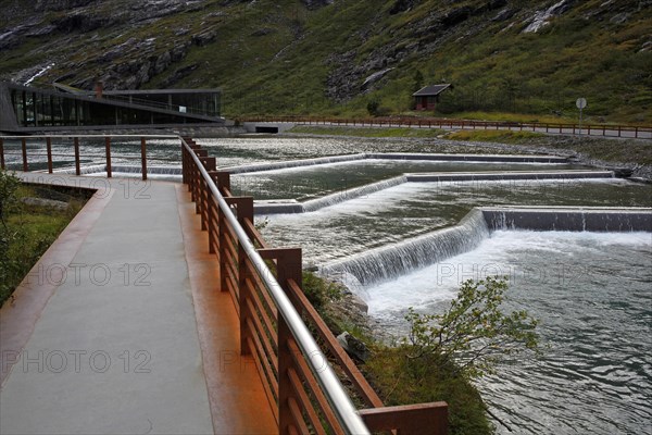 Visitor centre at the Trollstigen or Troll's Footpath