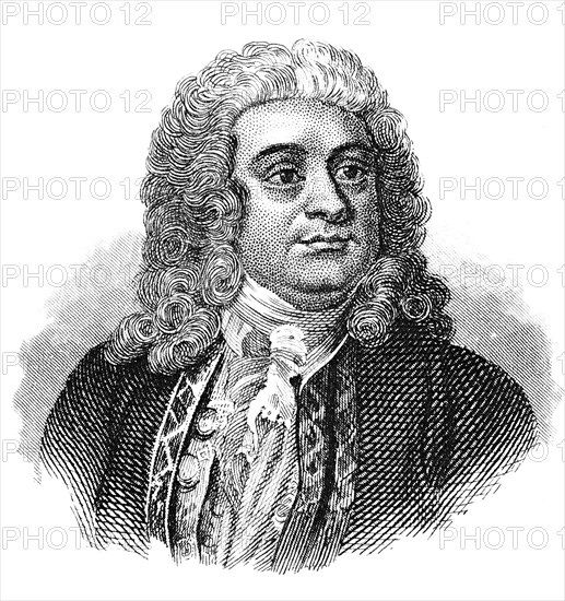 Portrait of Georg Friedrich Haendel or George Frideric Handel