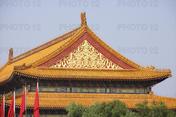 Gable of a pagoda