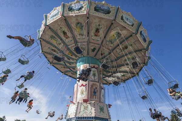 Chairoplane carousel at a fairground