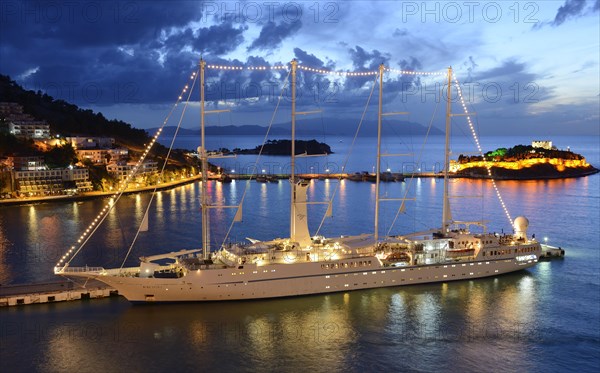 Sailing yacht msy "Wind Spirit" in the harbour of Kusadasi