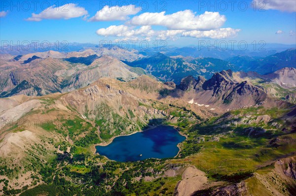 Lac d'Allos mountain lake