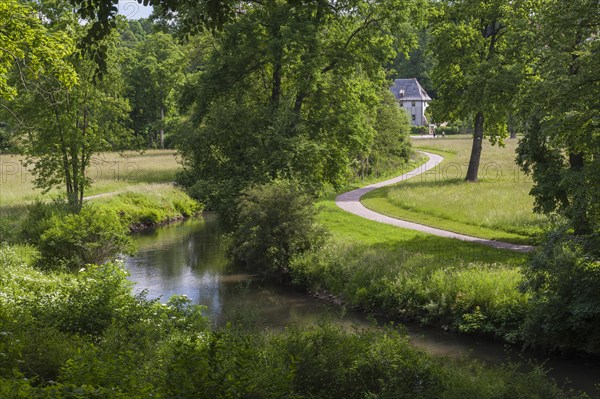 Ilm River with hiking paths