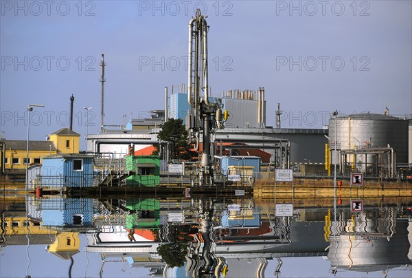Industrial site on the Kiel Canal