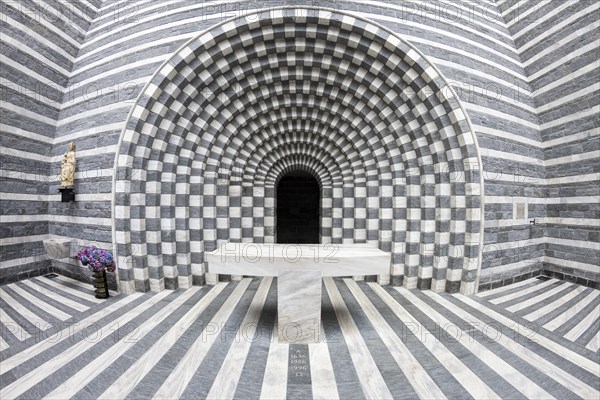 Interior of the church of Mogno