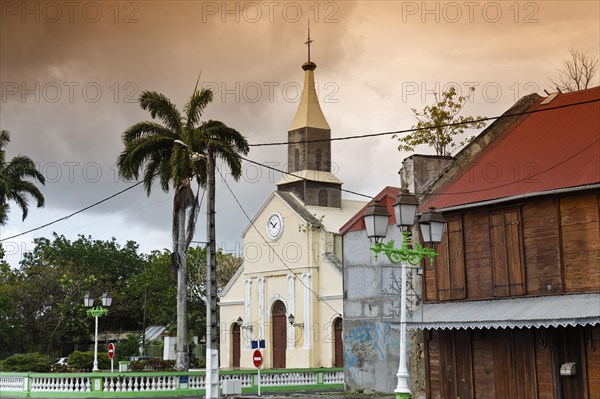 Colonial church in Port-Louis