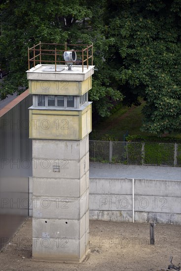 View from an observation tower over a former watchtower