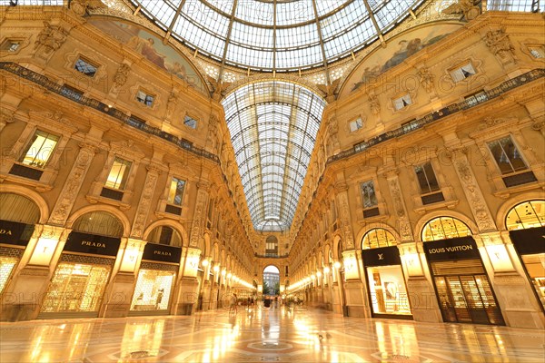 Luxury shopping arcade