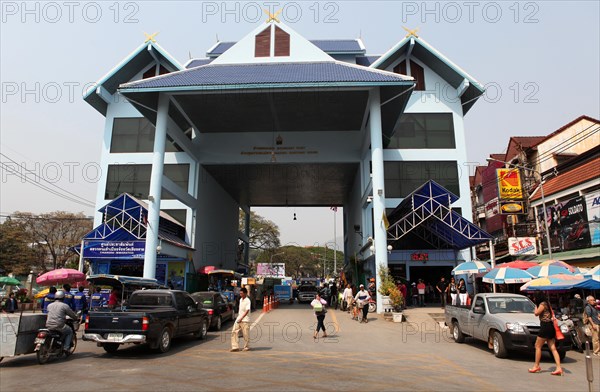 Street in front of the customs building