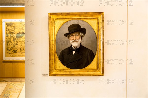 Portrait Giuseppe Verdi by Egisto Sarri