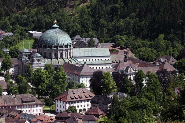 View of the town with the cathedral from the Weissenstein vantage point