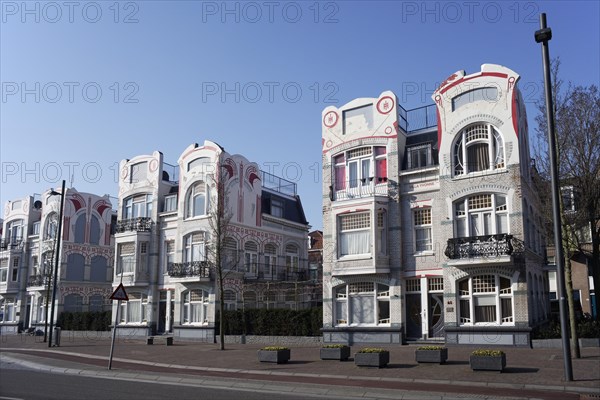 Villas built in the Art Nouveau style