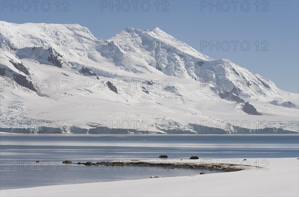 Zodiac inflatable boats between Half Moon Island