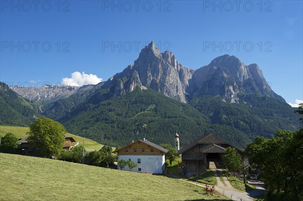 Townscape of Siusi allo Sciliar