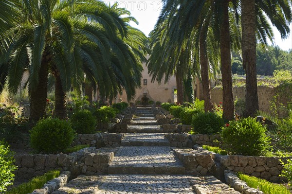Staircase to the Jardines de Alfabia