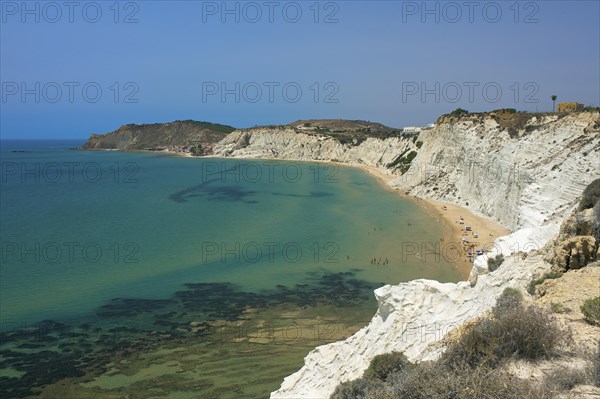 Coast with the cliffs of Scala dei Turchi