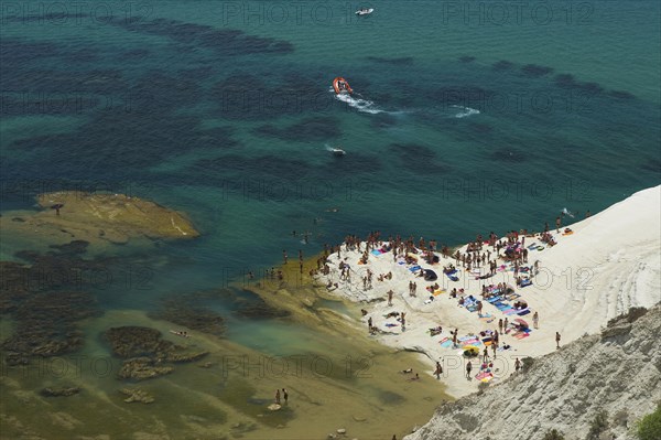 Coast with the cliffs of Scala dei Turchi