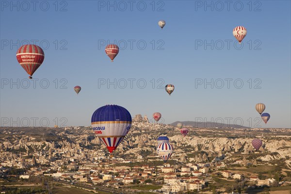 Hot-air balloons over Goereme