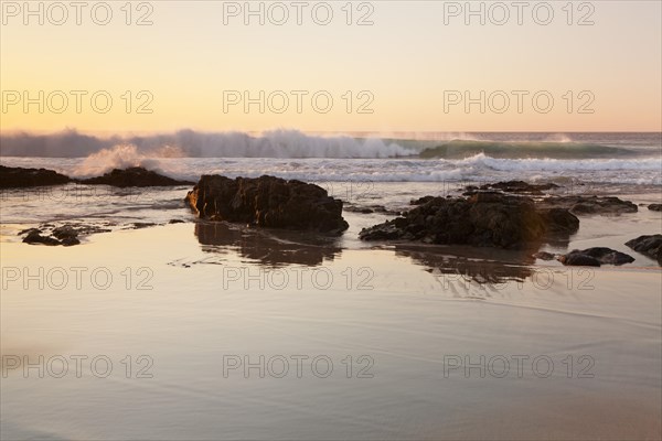 Waves on the beach at Playa del Castillo