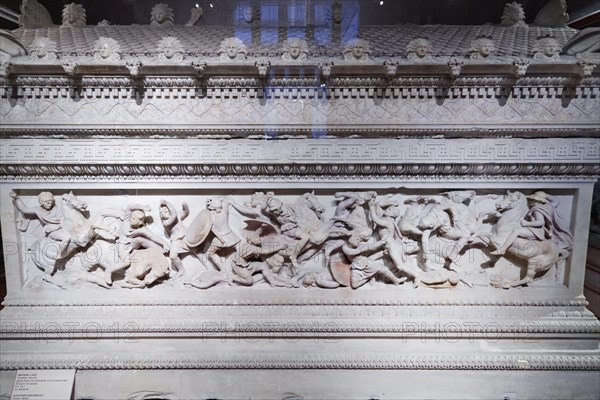 Battle relief on the Alexander Sarcophagus