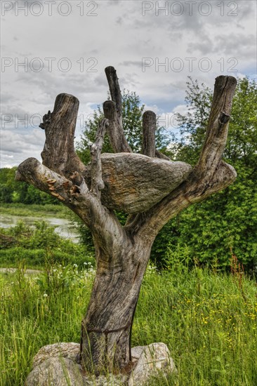 Land-Art sculpture by forerunner Wolfgang Rauter