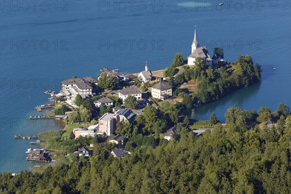 View from Pyramidenkogel Mountain