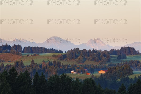 Landscape in the Alpine Foreland