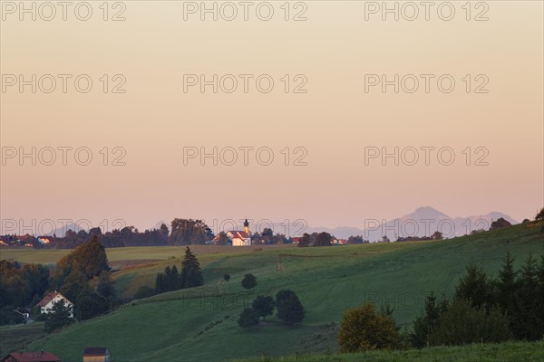 Landscape in the Alpine Foreland