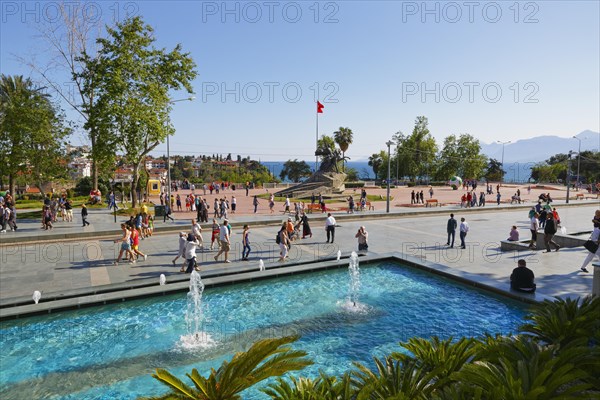 Cumhuriyet Meydani square with Atatuerk Monument