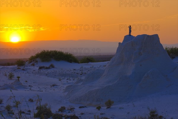 Gypsum dunes of Las Arenales in Cuatro Ciénegas Nature Reserve